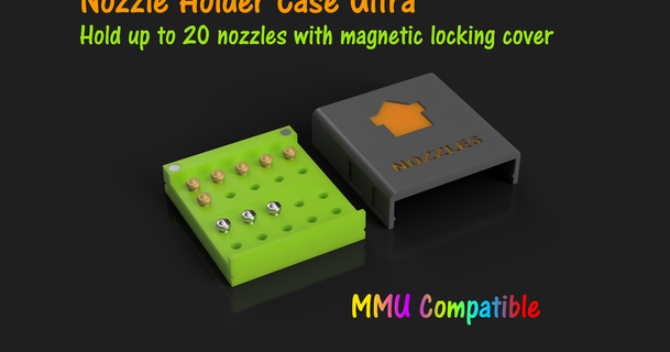 nozzle holder case ultra photogad download free stl model printablescom 3d models printers accessories e3d microswiss 3d print model - Mito3D