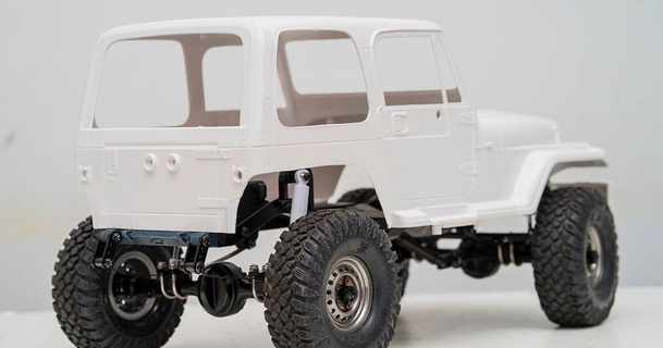 rc4wd sendero descubridor 2 swb posterior tramo montar repugnante descargar gratis stl modelo imprimiblescom 3d modelos juguetes juegos vehiculos Jeep Wrangler rockcrawler trailfinder2 3d print model - Mito3D