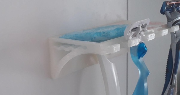 shower soap holder tillistill download free stl model printablescom 3d models household bathroom 3d print model - Mito3D