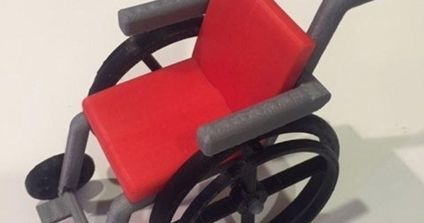 wheelchair 130mm jason download free stl model printablescom 3d models toys & games 3d print model - Mito3D
