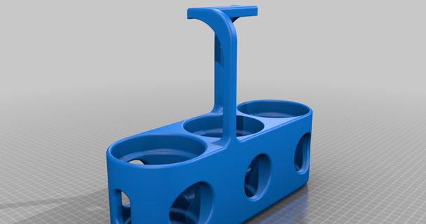 balanced coffee cup holder tray requires large printer broken up theinappropriatemaker download free stl model printablescom 3d models household outdoor & garden coffeecupholder cupholder 3d print model - Mito3D