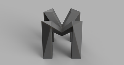 letra mauro árbol higo descargar gratis stl modelo imprimiblescom 3d modelos Arte diseño esculturas 3d print model - Mito3D