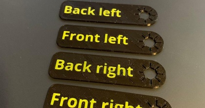 tire tags mmu layer based jan download free stl model printablescom 3d models household outdoor & garden 3d print model - Mito3D