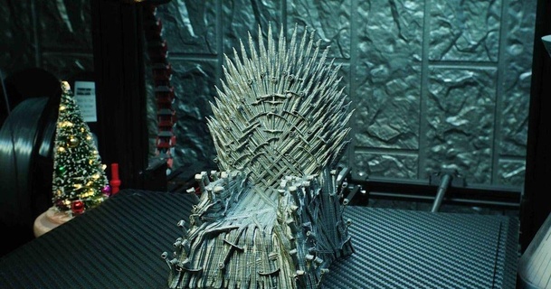 iron throne support free remix iczfirz download stl model printablescom 3d models art & design sculptures chair ironthrone thegameofthrones 3d print model - Mito3D