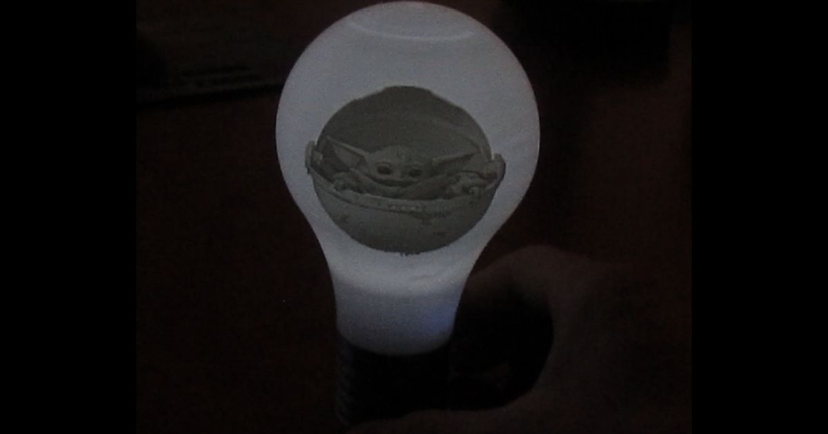 Baby Yoda Lampe Lithophan technoculebras download frei stl Modell Printablescom 3d Modelle Haushalt Dekor Babyyoda babyyodamp imprimirlitofania Lampbabyyoda lightboxbabyyoda 3D print model - Mito3D