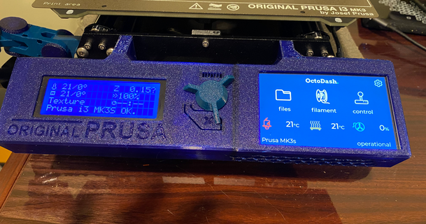 lcd + 4 non-hyperpixel touchscreen cover max deangelis download free stl model printablescom 3d models printers - upgrades octopi prusamk3s 3d print model - Mito3D