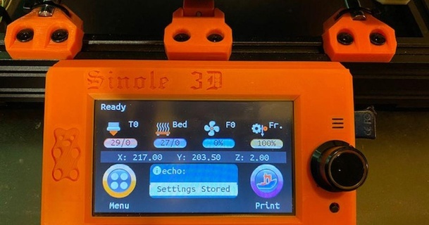 prusa bear tft43 screen sinole download free stl model printablescom 3d models printers - upgrades 3d print model - Mito3D