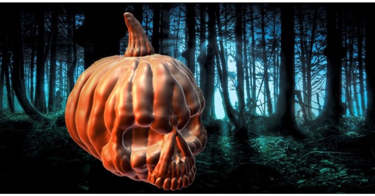 teschio bugman 140 Scarica gratuito stl modello printablescom 3d Modelli domestico arredamento Halloween zucca cranio 3D print model - Mito3D