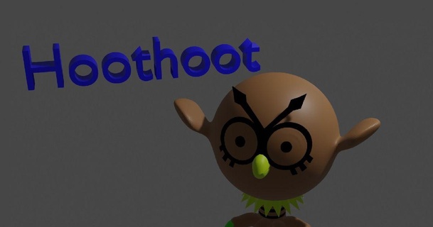 hoothoot pokemon wexik download free stl model printablescom 3d models toys & games action figures statues 3dwex owl 3d print model - Mito3D