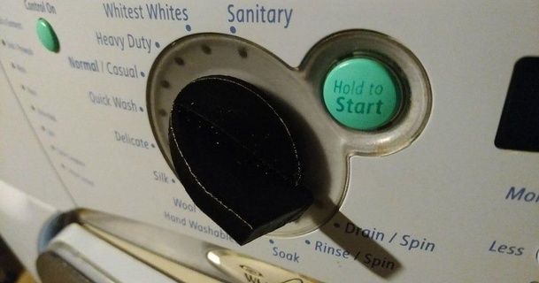 hidromassagem máquina lavar secador botão makecents baixar livre stl modelo printablescom 3d modelos casa equipamento 3d print model - Mito3D