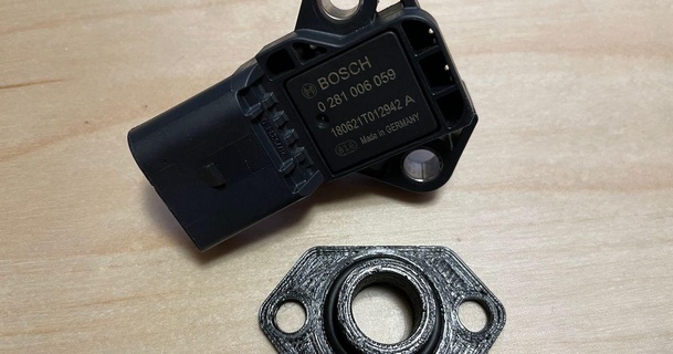 Bosch carte capteur adaptateur vw audi Tim Télécharger libre stl modèle imprimablescom 3d modèles loisir fabricants automobile air collecteur pression 3d print model - Mito3D