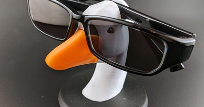 horrível Ganso óculos suporte bilhar baixar livre stl modelo printablescom 3d modelos casa Óculos oculos escuros jogo ganso 3d print model - Mito3D