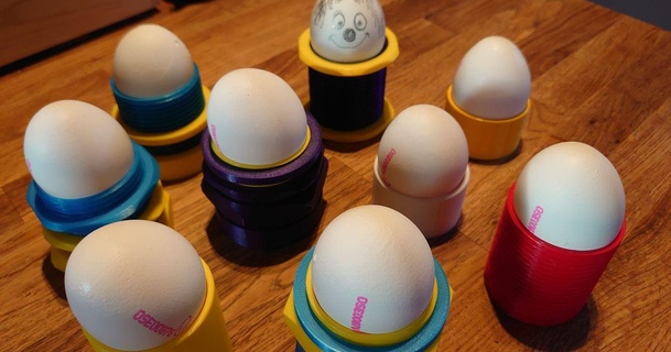 huevo tazas Pascua Resurrección viniendo gillis descargar gratis stl modelo imprimiblescom 3d modelos casa cocina 3d print model - Mito3D