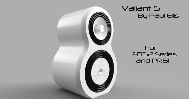 valiant 5 - speaker cabinet fd51 52 & pr61 paul ellis polymate3d download free stl model printablescom 3d models gadgets audio 3d print model - Mito3D