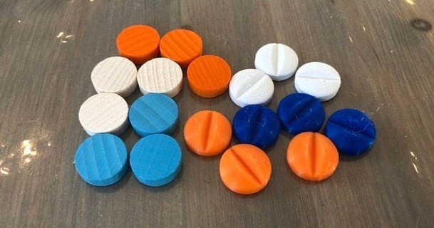fretta md pillole andr Scarica gratuito stl modello printablescom 3d Modelli giocattoli Giochi tavola gioco tavolo ospedale medico pillola 3d print model - Mito3D