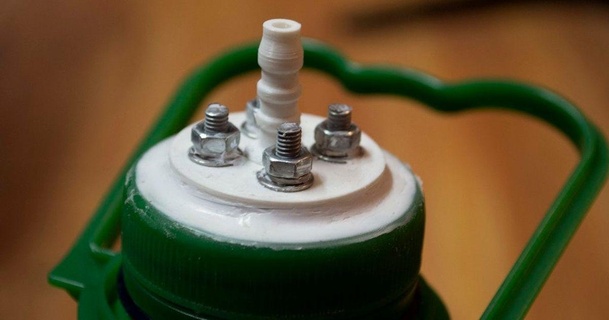 5l water bottle hose adapter piotrx21 download free stl model printablescom 3d models hobby & makers mechanical parts adaptor air airtight 3d print model - Mito3D