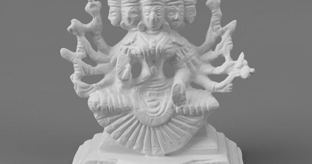 gaiatri mère védas sacré textes fabrication dieux Inde Télécharger libre stl modèle imprimablescom 3d modèles art conception sculptures déesse hindou hindouisme 3d print model - Mito3D