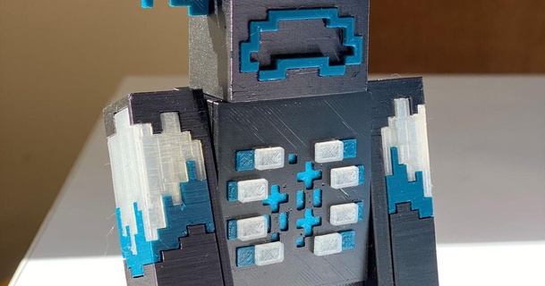 guardián Jakey descargar gratis stl modelo imprimiblescom 3d modelos casa decoración Minecraft minecraft enredadera sala 3d print model - Mito3D