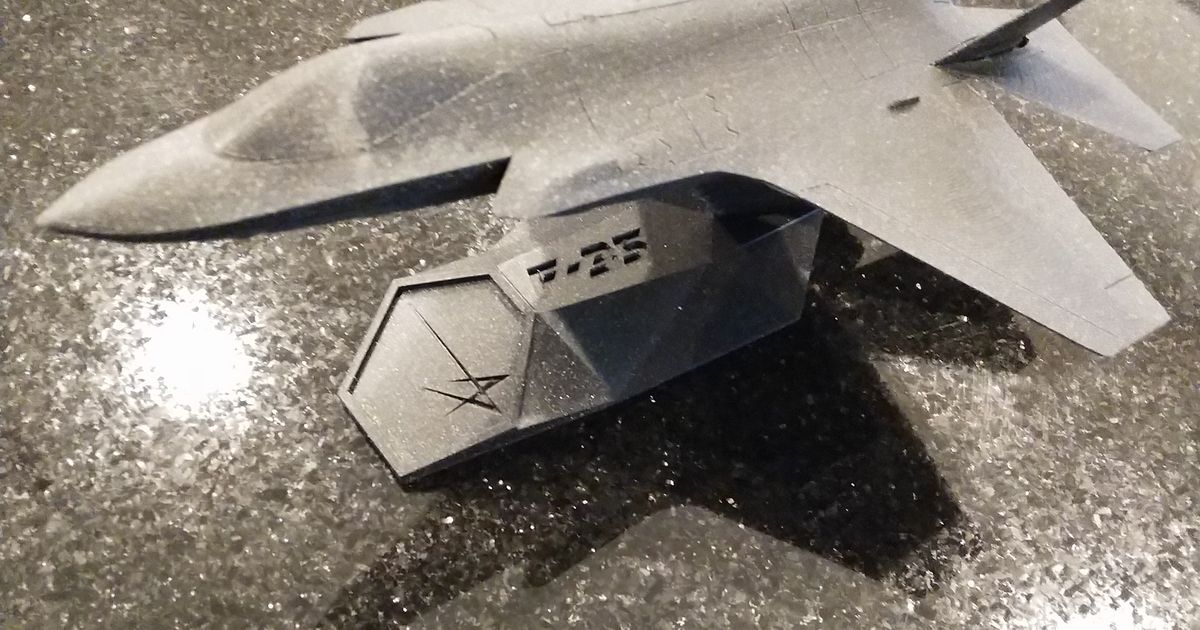 f 35 relámpago rehacer 20 david descargar gratis stl modelo imprimiblescom 3d modelos Arte diseño esculturas aeronave avión aviones combatiente caza reacción 3D print model - Mito3D