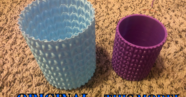 knitted pot remix belitcha's design thingiverse phullofpheomelanin download free stl model printablescom 3d models hobby & makers organizers cup knitting vase yarn 3d print model - Mito3D