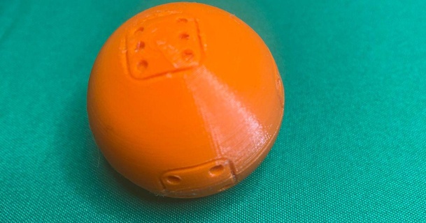 spherical dice henk download free stl model printablescom 3d models toys & games board boardgame sphere 3d print model - Mito3D