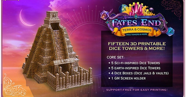 Maya tapınak şakak mabet zar kule alışveriş indir Bedava stl model printablescom 3d modeller oyuncaklar oyunlar yazı tahtası kulesi dnd Zindanlar Ejderhalar destek yok 3d print model - Mito3D