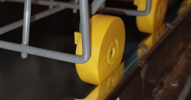 Lave vaisselle panier roue remplacement rapterron Télécharger libre stl modèle imprimablescom 3d modèles Ménage cuisine réparation 3d print model - Mito3D