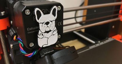 francese bulldog estrusore Visualizzatore caricatore ek puntatore movimento estrudere budvar Scarica gratuito stl modello printablescom 3d Modelli stampanti Accessori motore 3d print model - Mito3D