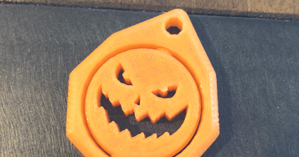 halloween jack lantern spinner ericka download free stl model printablescom 3d models seasonal designs autumn & keychain toy 3d print model - Mito3D