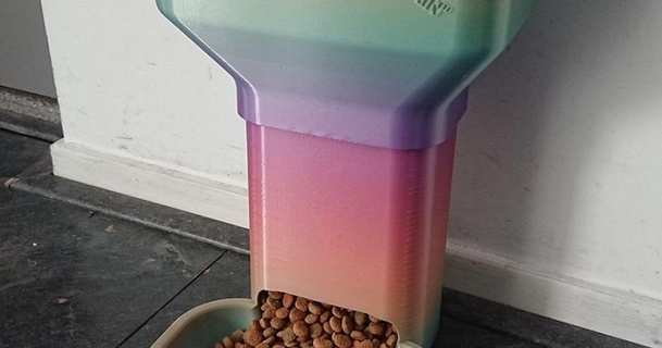 gatto alimentatore cibo dispenser drenth ingegneria Scarica gratuito stl modello printablescom 3d Modelli domestico animali domestici automatico catfeeder 3d print model - Mito3D