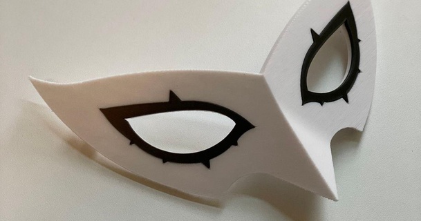 joker maske kişi 5 Jakey indir Bedava stl model printablescom 3d modeller kostümler Aksesuarlar Kostüm oyunu genel video oyunları persona5 3d print model - Mito3D