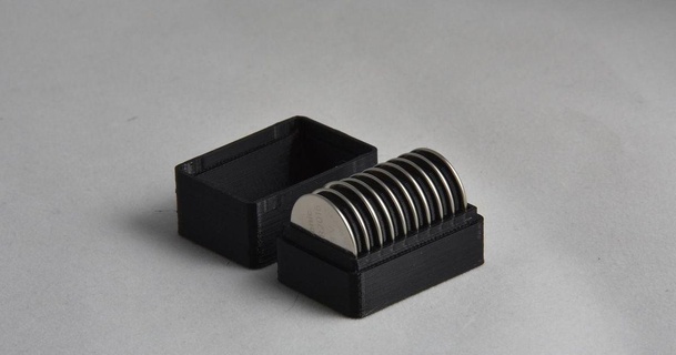 cr2016 madeni para pil Kulp destek milstrata imalat indir Bedava stl model printablescom 3d modeller hobi yapımcılar organizatörler bozuk hücresi batarya tutucu cr2016batteryholder 3d print model - Mito3D