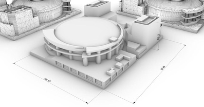 golden Krieger Arena ubermeisters download frei stl Modell Printablescom 3d Modelle Welt scannt Architektur Stadtplanung 3d print model - Mito3D