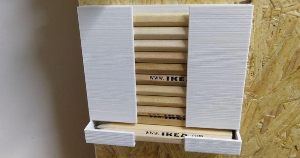 Ikea kalem Kulp destek andreas gohr indir Bedava stl model printablescom 3d modeller hobi yapımcılar organizatörler openscad atölye 3d print model - Mito3D