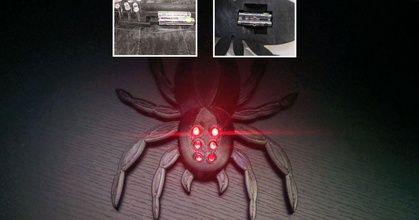 LED Spinne leitend pla Drähte Multimaterial marc download frei stl Modell Printablescom 3d Modelle saisonal Designs Herbst Halloween Proto Teigwaren 3d print model - Mito3D