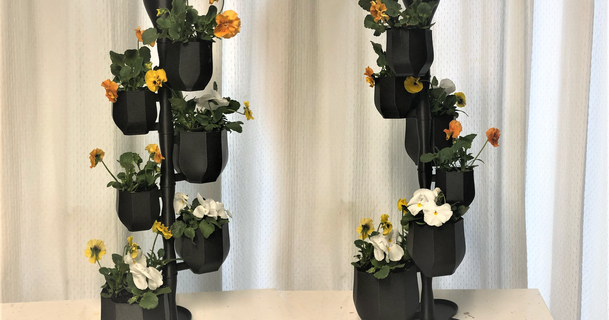 alto giardini impilabile pianta vasi 30 Modelli + personalizzato opzioni cisco Scarica gratuito stl modello printablescom 3d domestico all'aperto giardino crescere impianti 3d print model - Mito3D