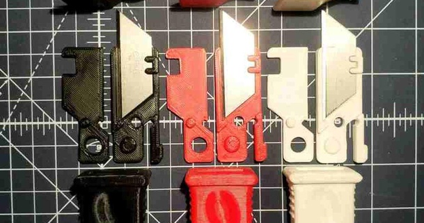 Utilitário faca vandelayandco baixar livre stl modelo printablescom 3d modelos passatempo fabricantes Ferramentas ergonômico ferramentas mão navalha lâmina barbear ferramenta 3d print model - Mito3D