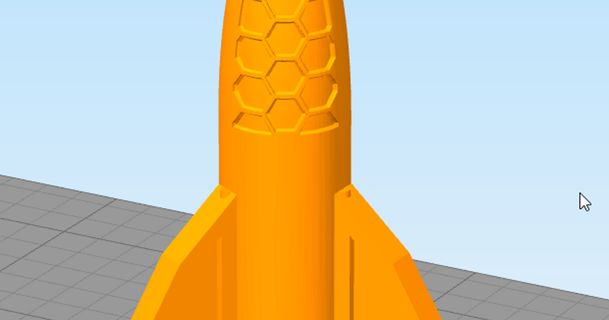 minúsculo cohete bfr atomo descargar gratis stl modelo imprimiblescom 3d modelos juguetes juegos espacio spacex 3d print model - Mito3D