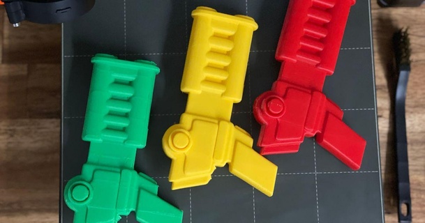playmobil pistola edoesaine Scarica gratuito stl modello printablescom 3d Modelli giocattoli Giochi 3d print model - Mito3D