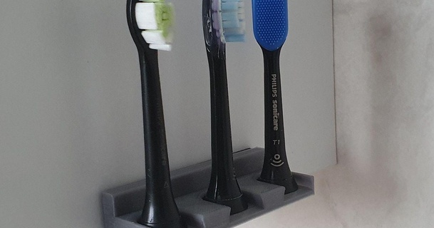 sonicare toothbrush heads stand - head up rc builder download free stl model printablescom 3d models household bathroom 3d print model - Mito3D