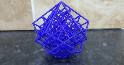 lattice cube - revolved spikeuk download free stl model printablescom 3d models printers test latticemodel torturetest 3d print model - Mito3D