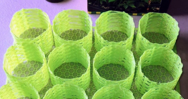 semente iniciante turfa pelotas biodegradável pla filamento joelg baixar livre stl modelo printablescom 3d modelos casa ar jardim plantinha sementes semeador instante sprouter 3d print model - Mito3D