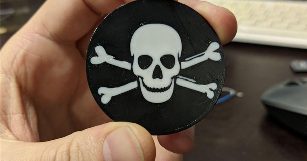 pirata negro Mancha maks descargar gratis stl modelo imprimiblescom 3d modelos disfraces accesorios disfraz 3d print model - Mito3D