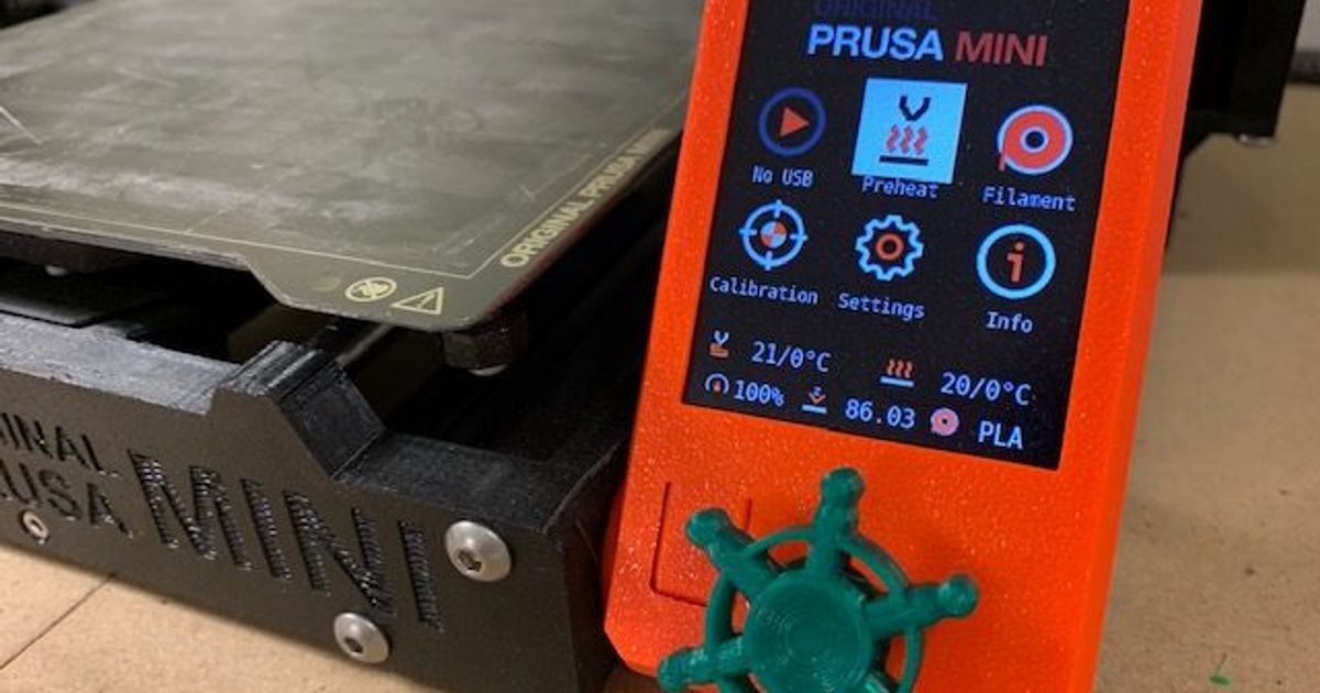 prusa navires roue bouton élever Télécharger libre stl modèle imprimablescom 3d modèles imprimantes mises niveau navire 3D print model - Mito3D