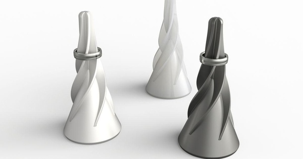 Boda anillo estante soporte repite descargar gratis stl modelo imprimiblescom 3d modelos Arte diseño esculturas 3d print model - Mito3D