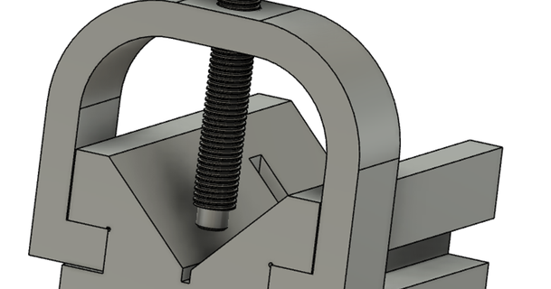 v-block clamp i6o6 download free stl model printablescom 3d models hobby & makers mechanical parts cylindrical tool vblock 3d print model - Mito3D
