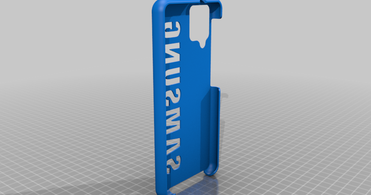 Samsung galaxia a02 a12 f12 m02 m12 caso funda 713 descargar gratis stl modelo imprimiblescom 3d modelos artilugio portátil dispositivos a125 3D print model - Mito3D