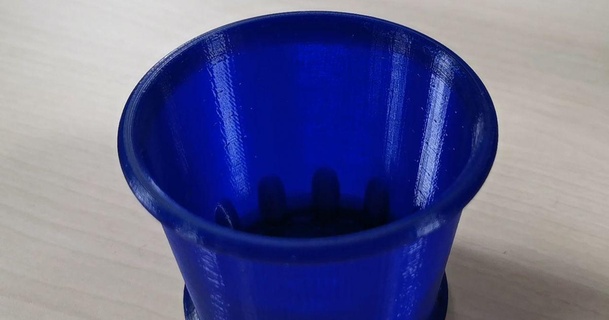 magnetic cup holder transparent filament 3d download free stl model printablescom models household office cupholder 3d print model - Mito3D
