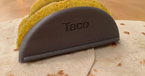 taco ayakta durmak 3d yazıcı indir Bedava stl model printablescom modeller ev halkı mutfak Gıda Meksikalı 3d print model - Mito3D