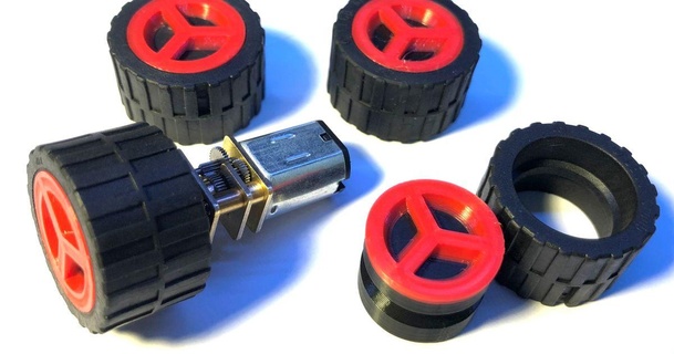 lego wheel hub pogopilot download free stl model printablescom 3d models hobby & makers rc robotics antweight combatrobot legocompatible 3d print model - Mito3D